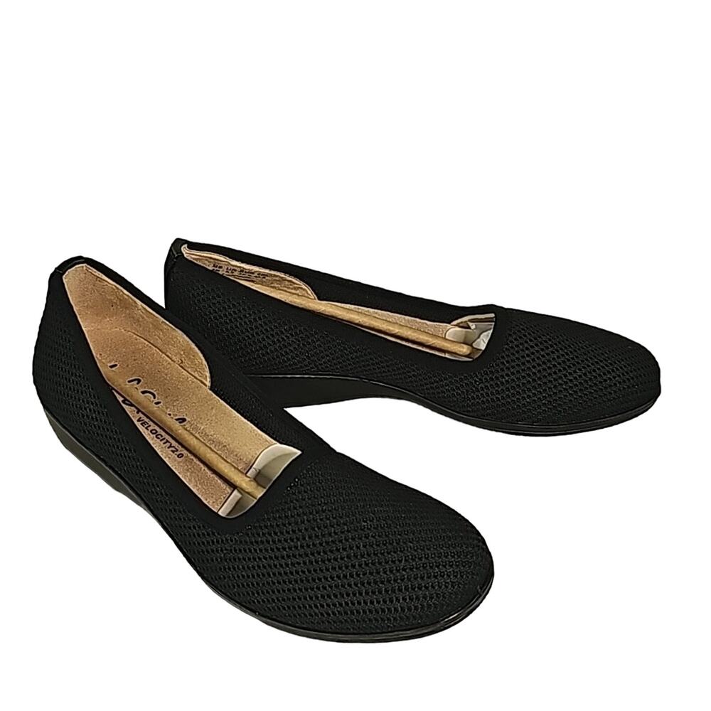 LifeStride Indy Loafers Effortless Black Slip On Comfort Flats Womens Size 8 NEW